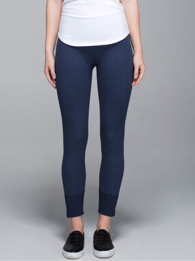 lululemon Ebb to Street Pants Heathered Poseidon